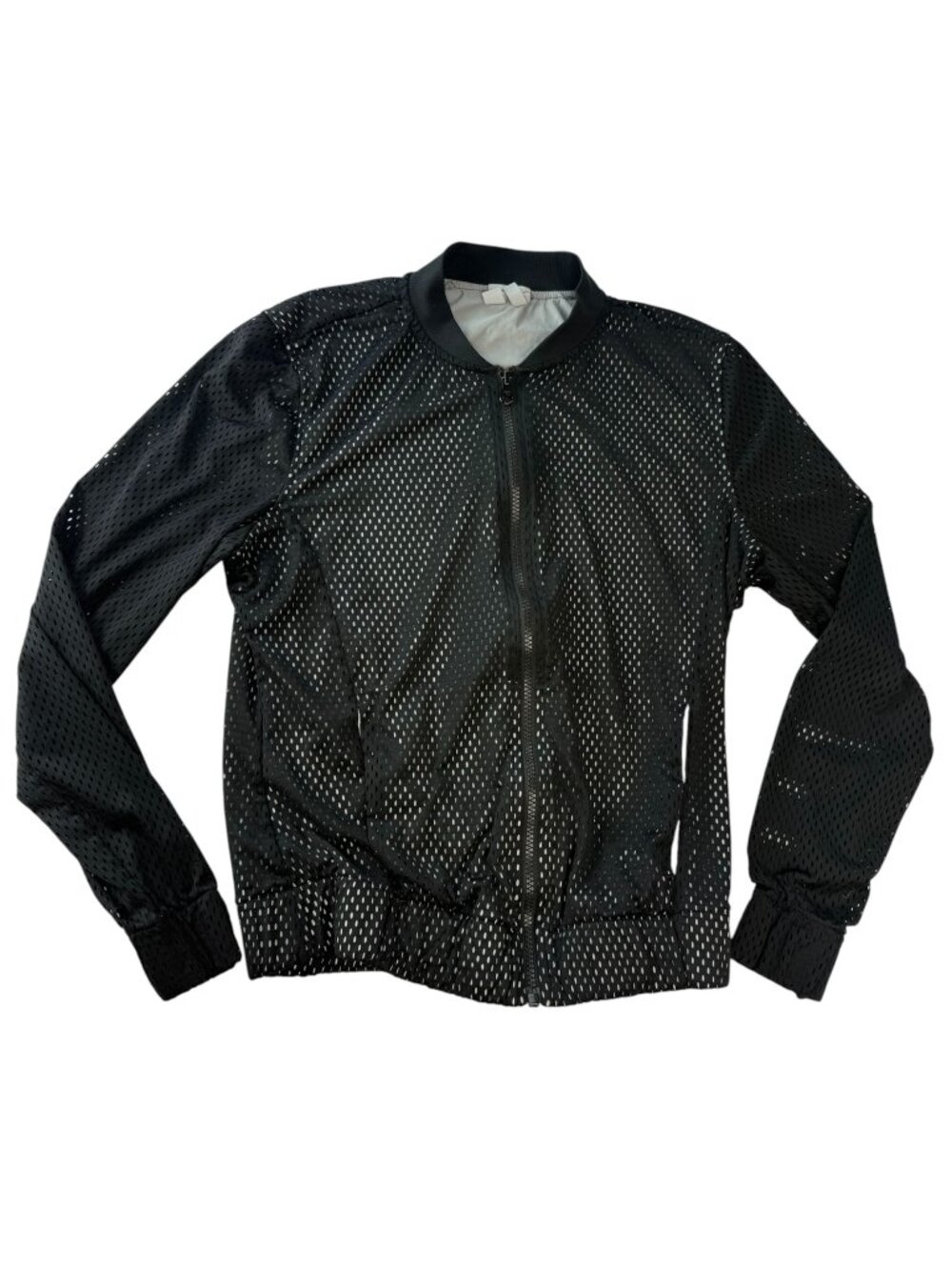 ZELLA Black Mesh Jacket Full Zip. Size Women's Small Sporty, Athletic